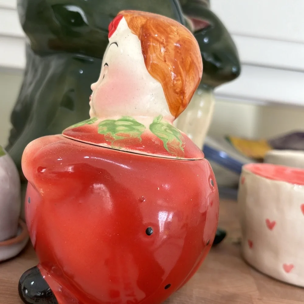 Vintage Strawberry Jam Jar - Picture 3 of 4